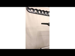 Πτυσσόμενη σχάρα στεγνώματος ρούχων από ανοξείδωτο ατσάλι 3 επιπέδων