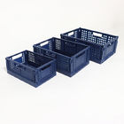 άοσμος τετραγωνικά πλαστικά εμπορευματοκιβώτια οικιακής αποθήκευσης 34*25.5*13cm Stackable επαναχρησιμοποιήσιμος
