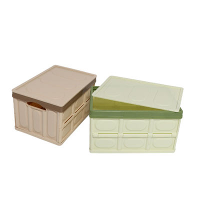 ποιότητας  Multiscene Collapsible Storage Bins With Lid , Silk Road Enterprise Durable Foldable Plastic Bins εργοστάσιο